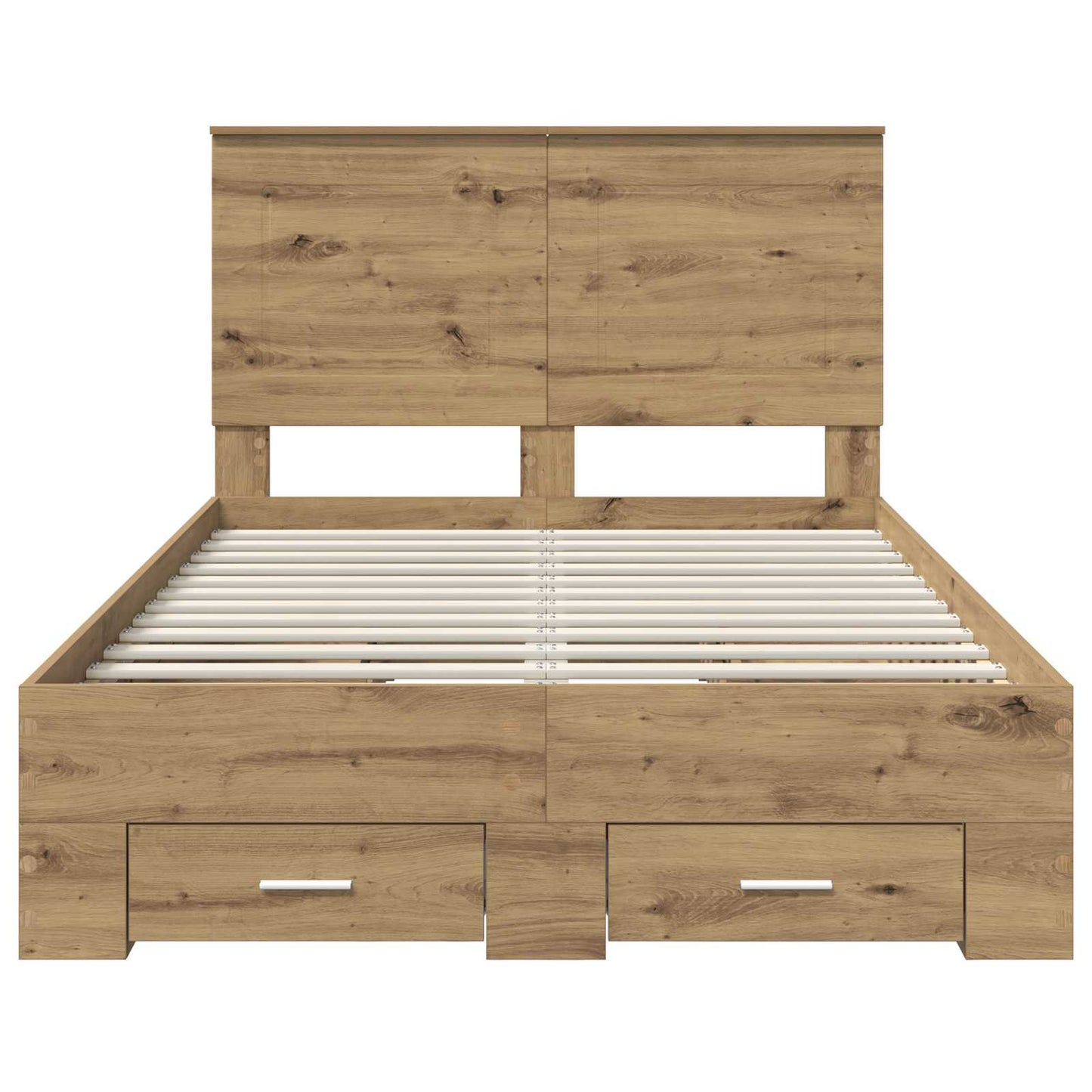 Struttura del letto Rovere artigianale 120 x 190 cm | homemem39