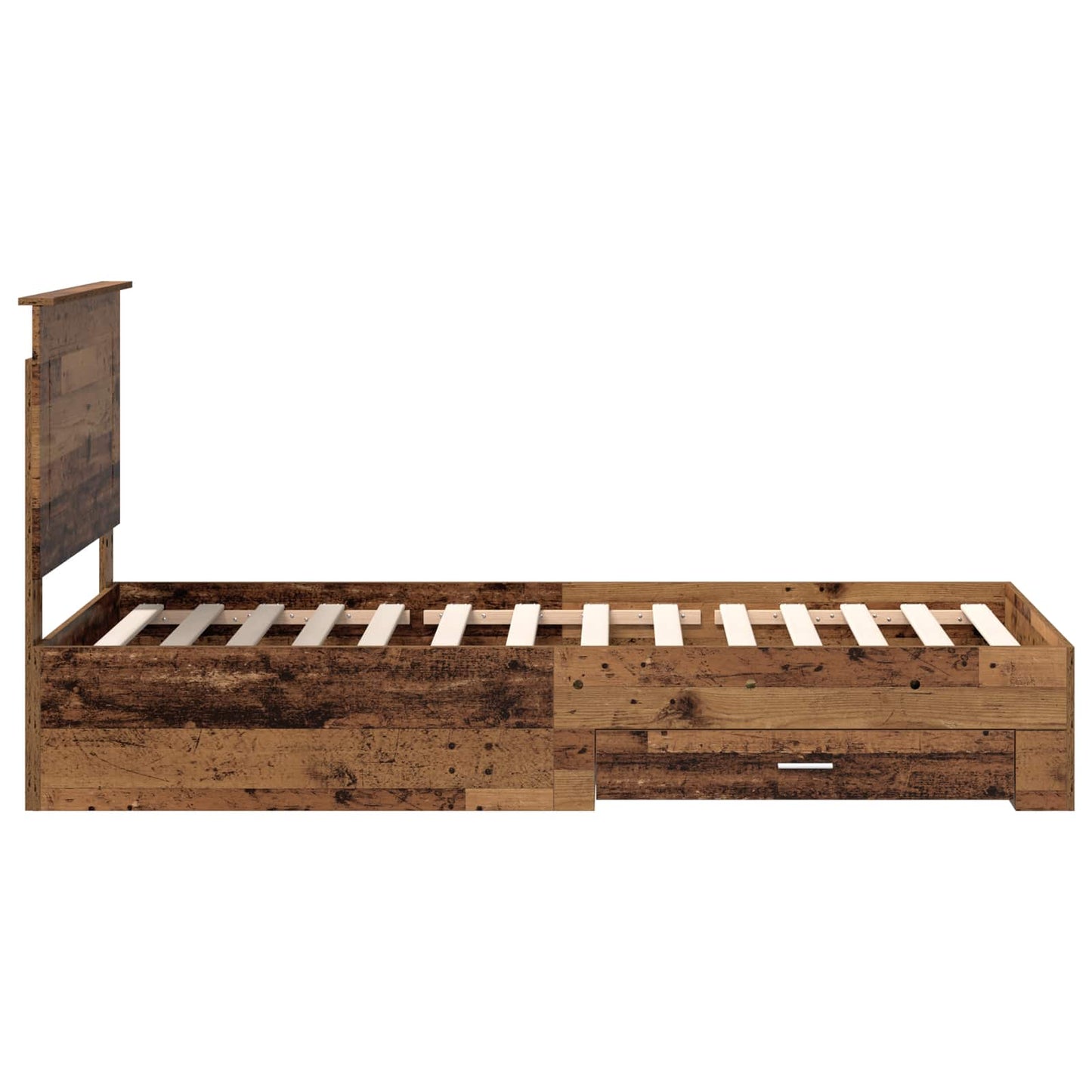Struttura del letto Legno vecchio 90 x 200 cm Legno multistrato | homemem39