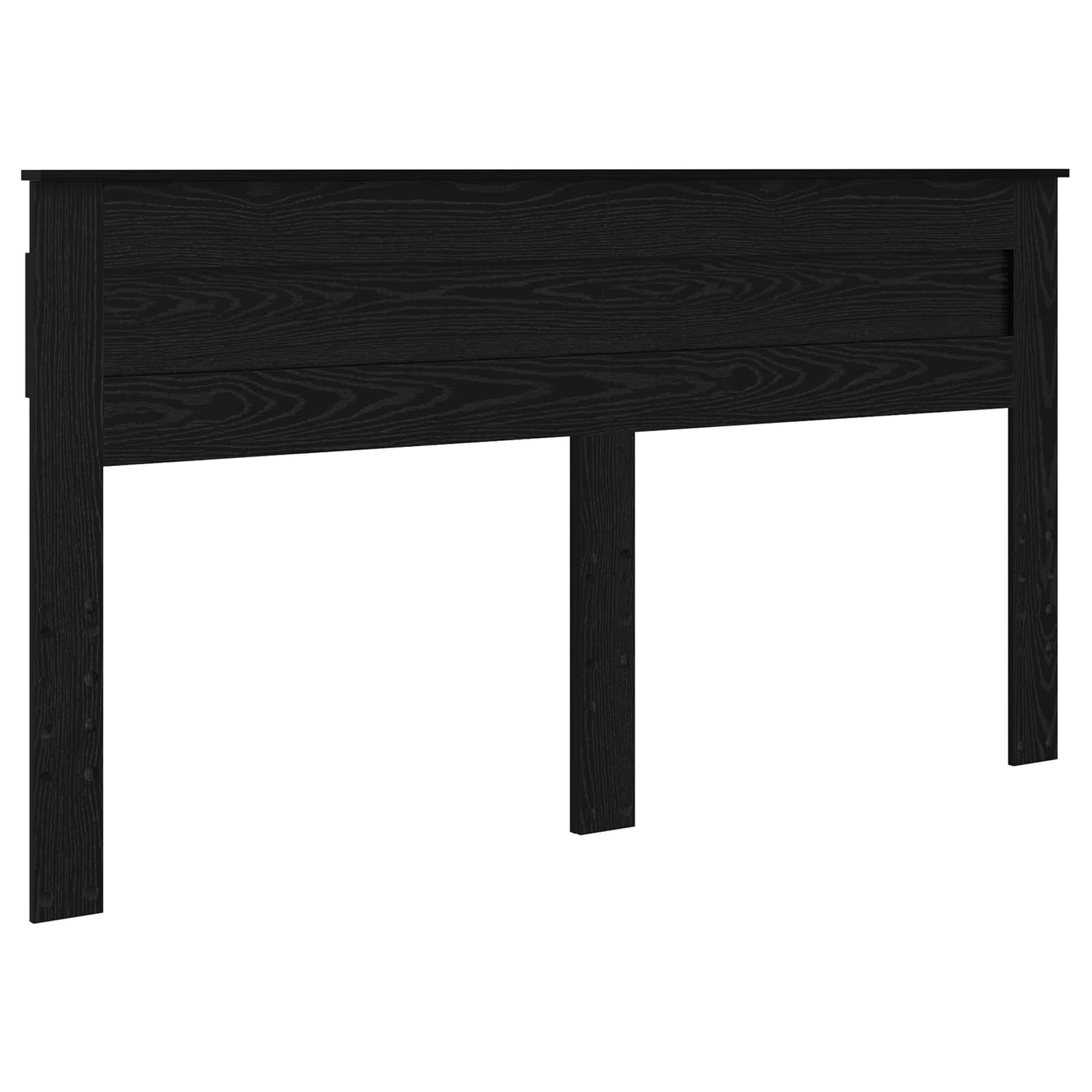 Struttura del letto Nero 200 x 200 cm Pino massello | homemem39