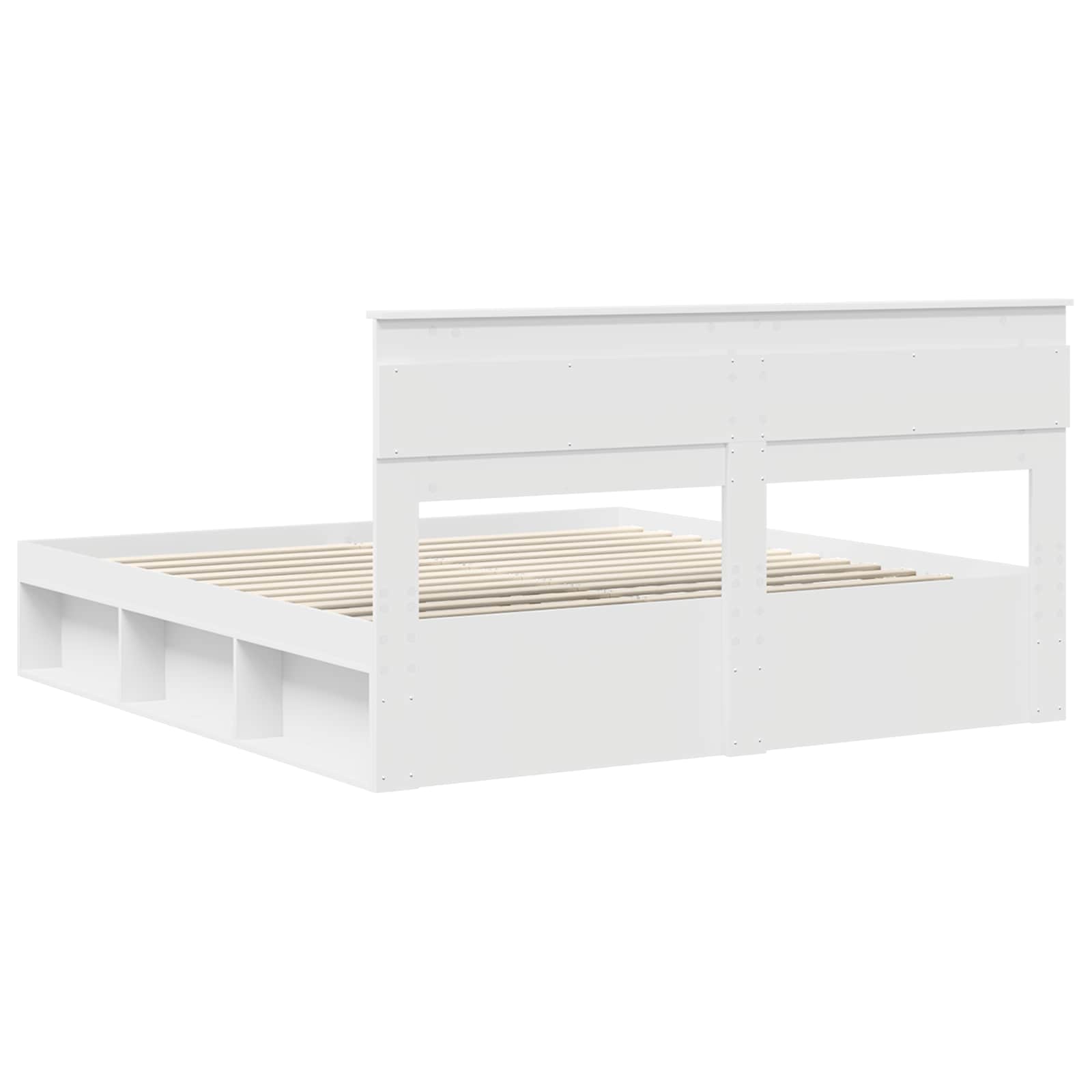 Struttura del letto Bianco 180 x 200 cm Pino massello | homemem39