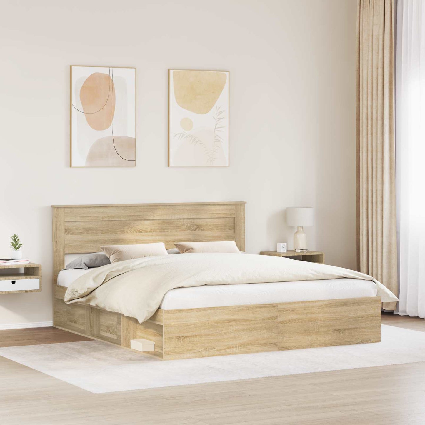Struttura del letto Sonoma 180 x 200 cm Pino massello | homemem39