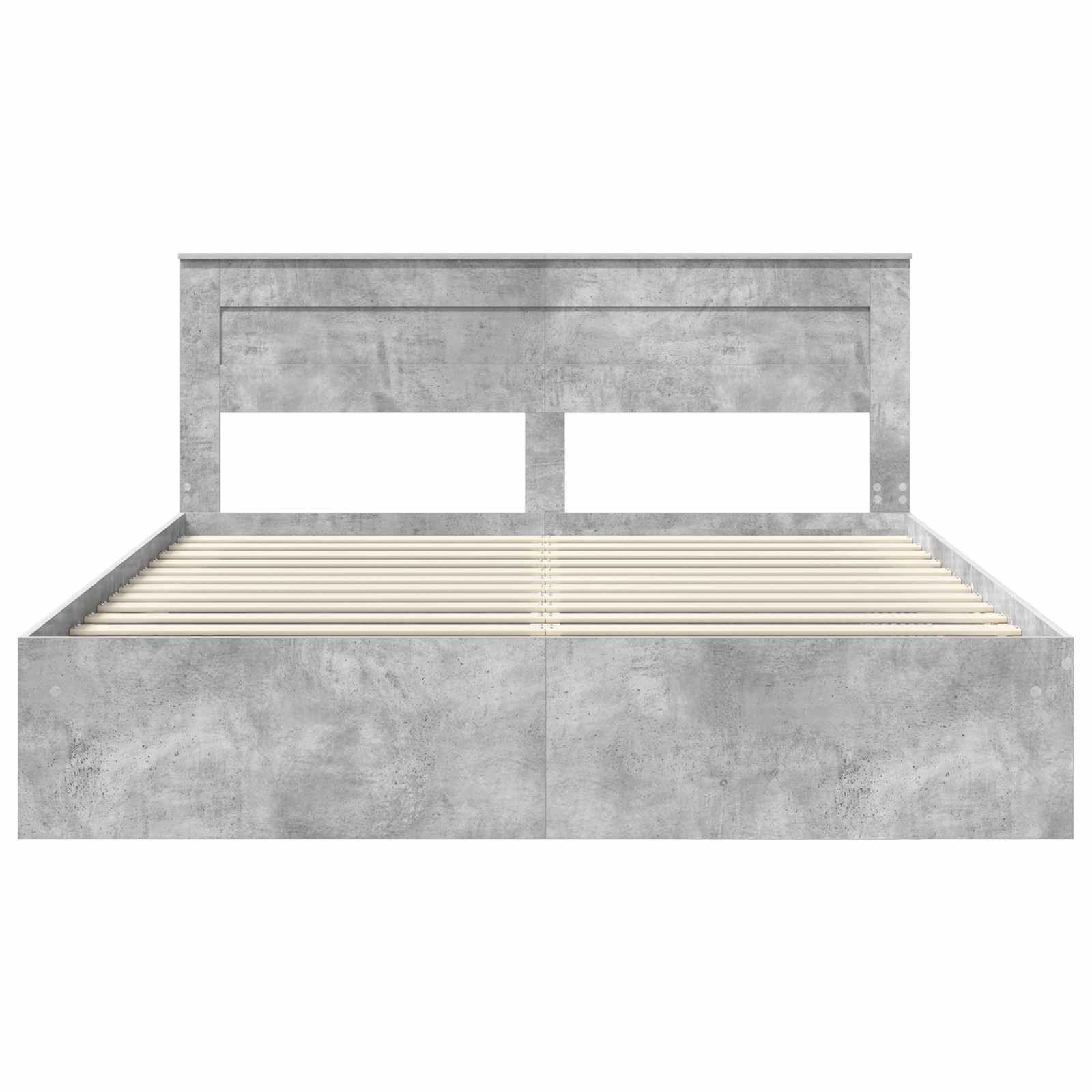 Struttura del letto Calcestruzzo 180 x 200 cm Pino massello | homemem39