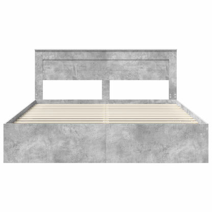 Struttura del letto Calcestruzzo 180 x 200 cm Pino massello | homemem39