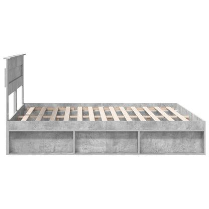 Struttura del letto Calcestruzzo 180 x 200 cm Pino massello | homemem39