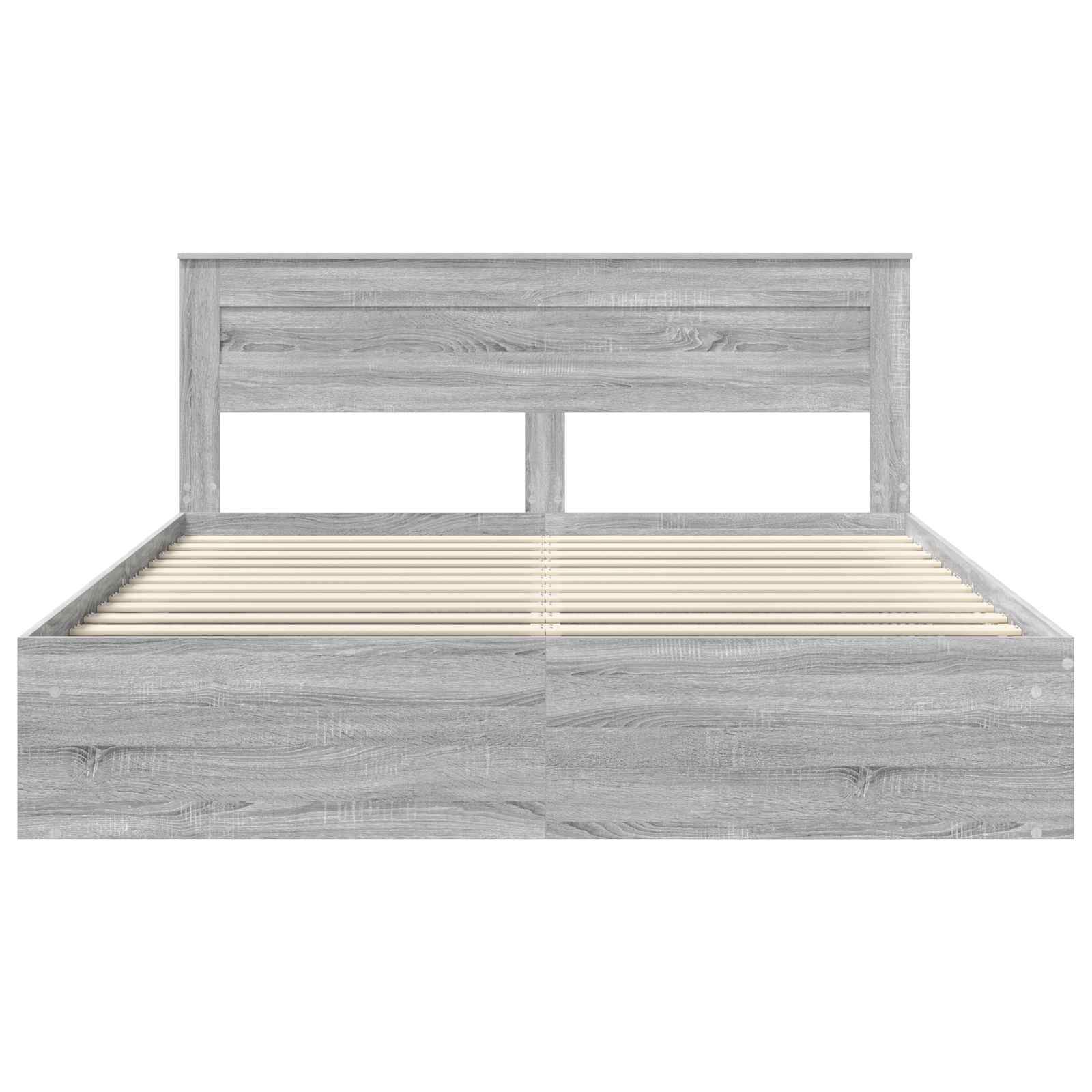 Struttura del letto Grigio Sonoma 180 x 200 cm Pino massello | homemem39