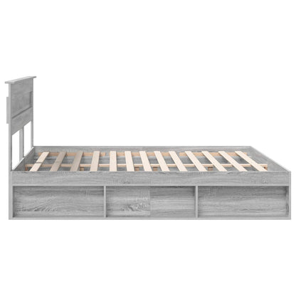 Struttura del letto Grigio Sonoma 180 x 200 cm Pino massello | homemem39