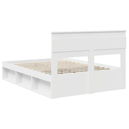 Struttura del letto Bianco 160 x 200 cm Pino massello | homemem39