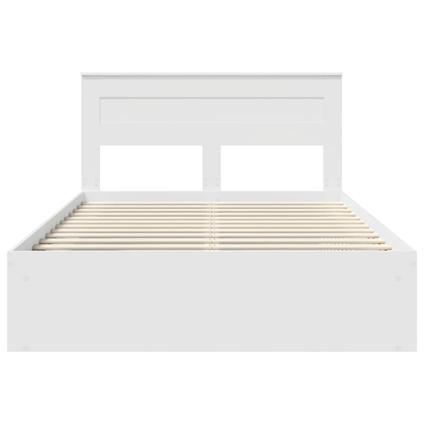 Struttura del letto Bianco 160 x 200 cm Pino massello | homemem39