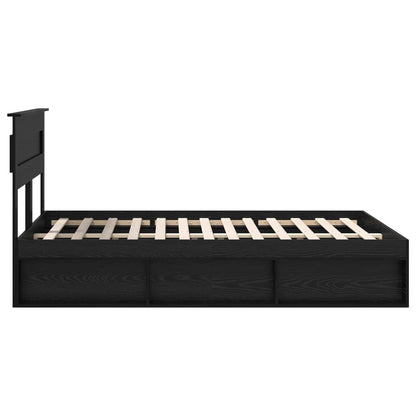 Struttura del letto Nero 150 x 200 cm Pino massello | homemem39