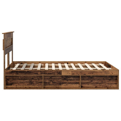 Struttura del letto Legno vecchio 150 x 200 cm Pino massello | homemem39