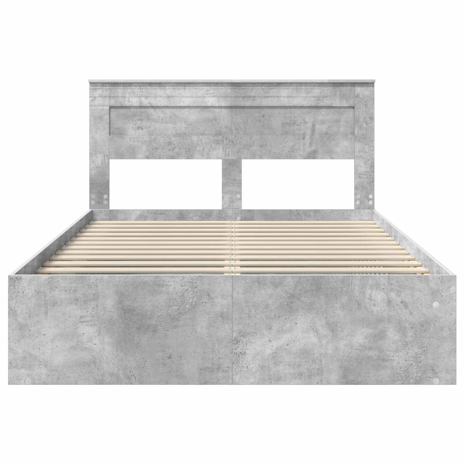 Struttura del letto Calcestruzzo 140 x 200 cm Pino massello | homemem39