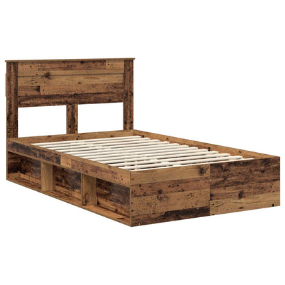Struttura del letto Legno vecchio 135 x 190 cm Pino massello | homemem39