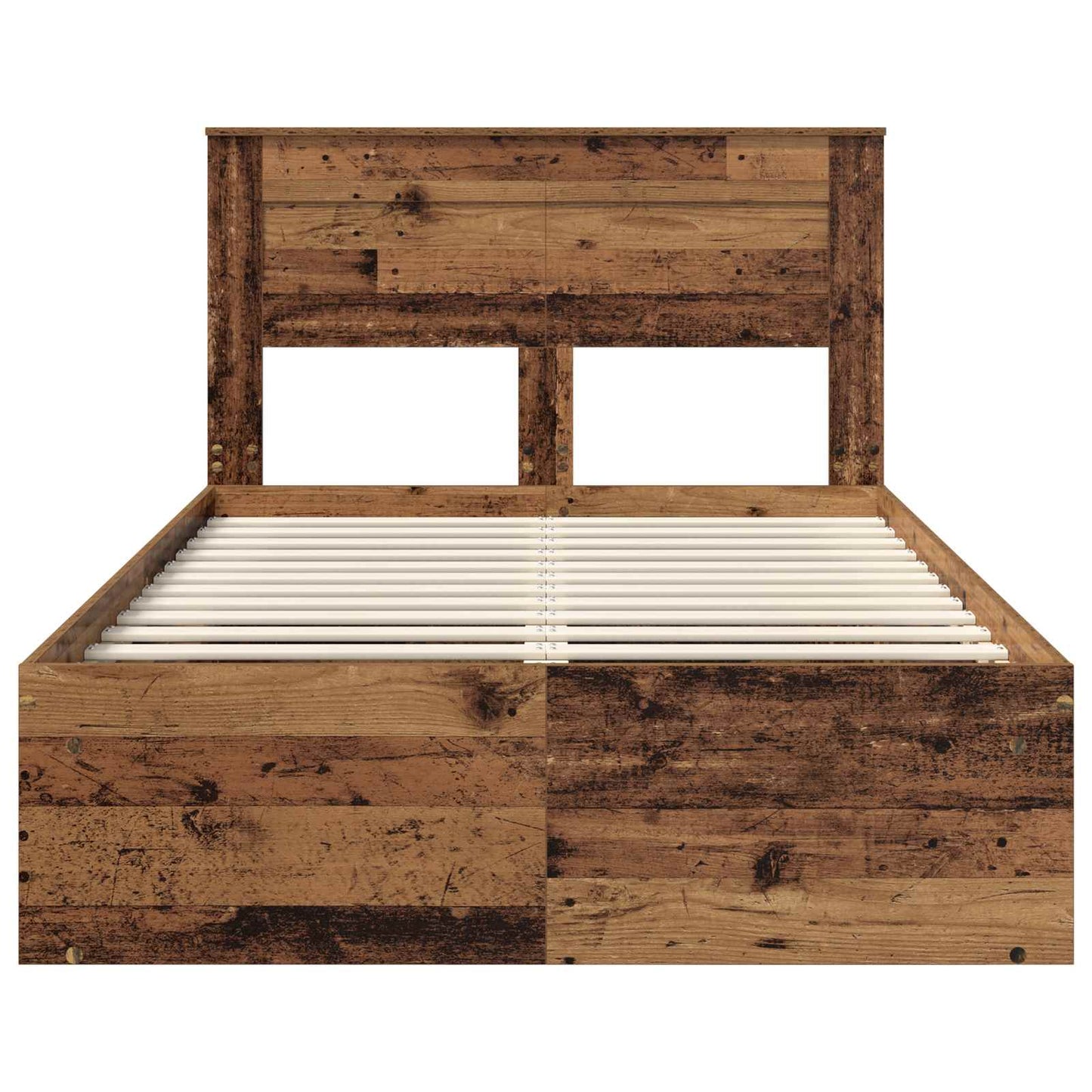 Struttura del letto Legno vecchio 135 x 190 cm Pino massello | homemem39