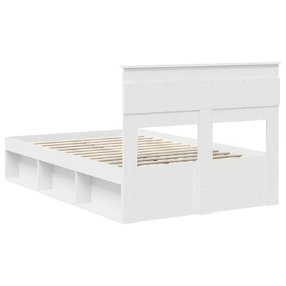 Struttura del letto Bianco 120 x 190 cm Pino massello | homemem39