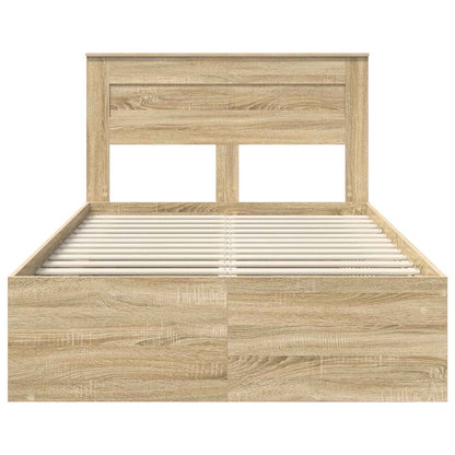 Struttura del letto Sonoma 120 x 190 cm Pino massello | homemem39