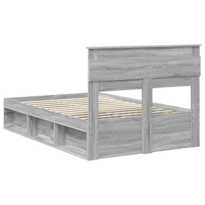 Struttura del letto Grigio Sonoma 120 x 190 cm Pino massello | homemem39