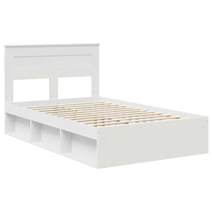 Struttura del letto Bianco 120 x 200 cm Pino massello | homemem39