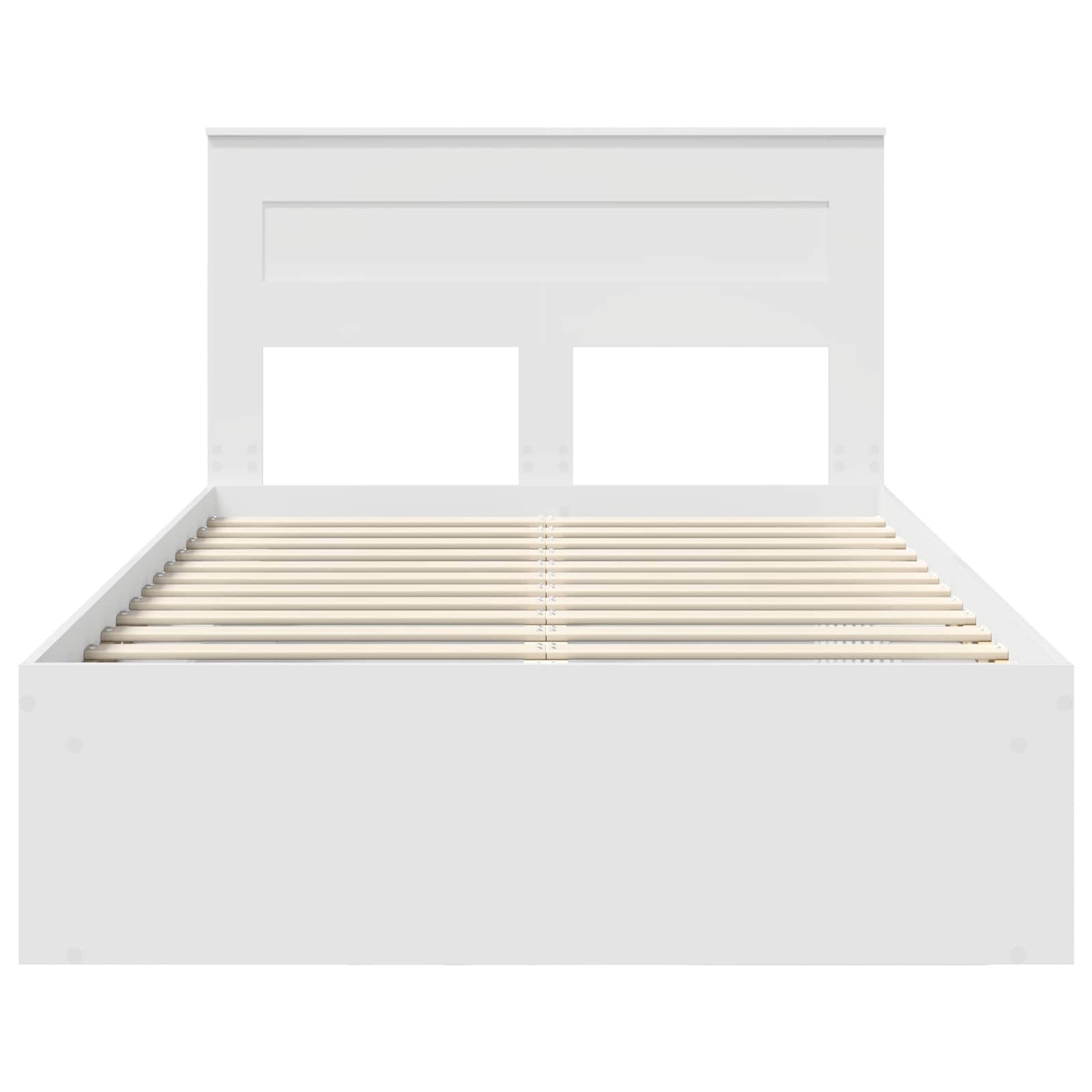 Struttura del letto Bianco 120 x 200 cm Pino massello | homemem39