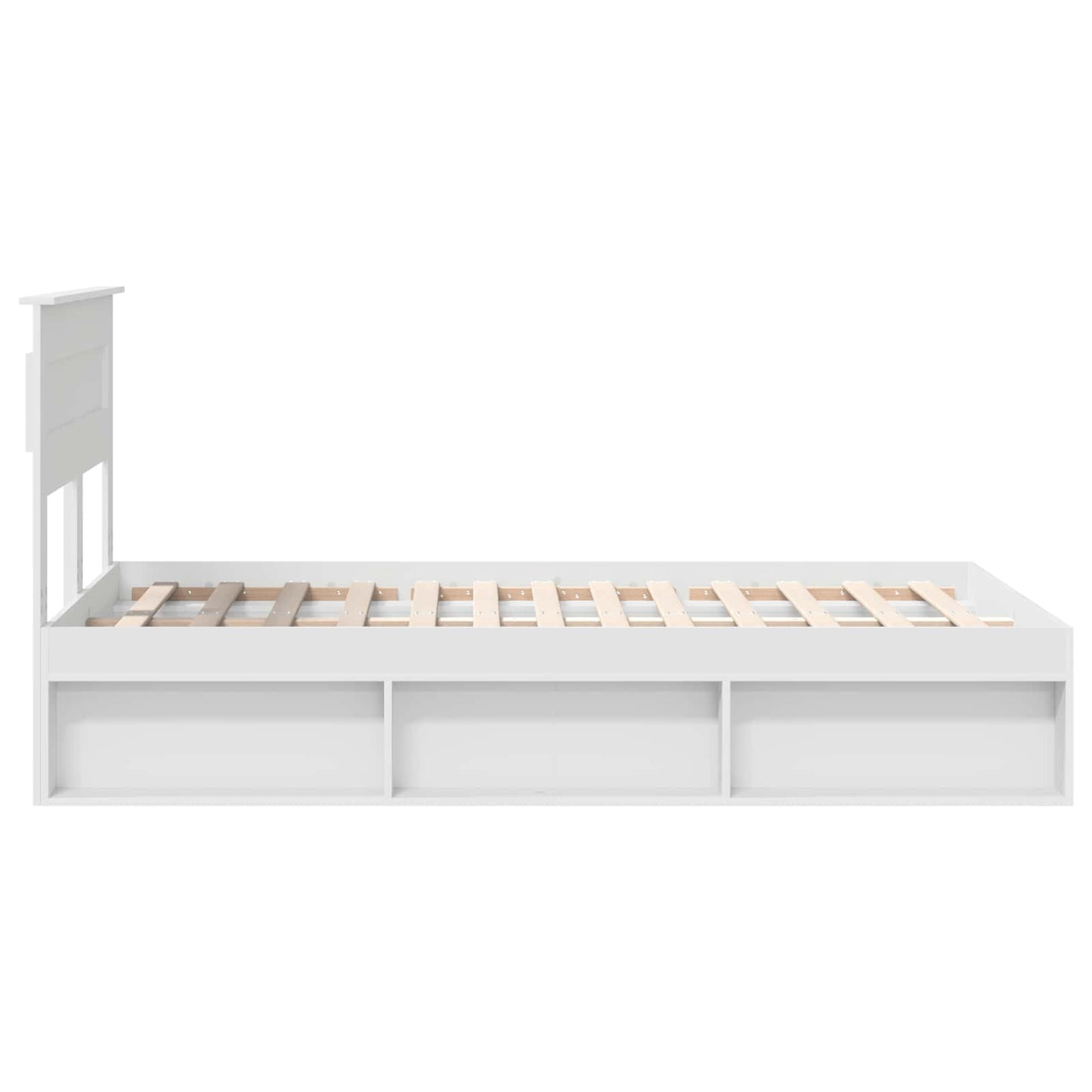Struttura del letto Bianco 120 x 200 cm Pino massello | homemem39