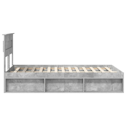 Struttura del letto Calcestruzzo 120 x 200 cm Pino massello | homemem39