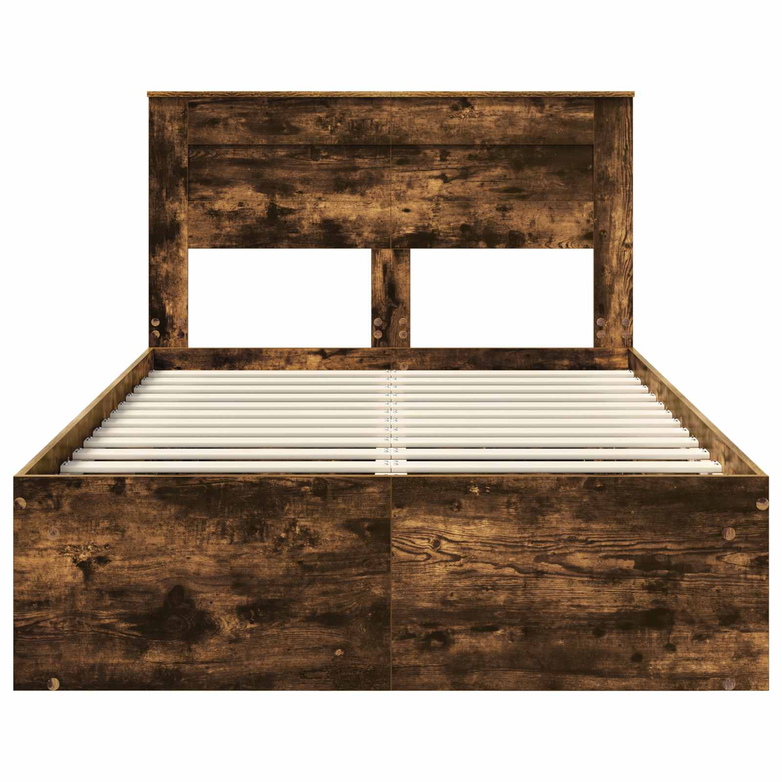 Struttura del letto Rovere fumé 120 x 200 cm Pino massello | homemem39