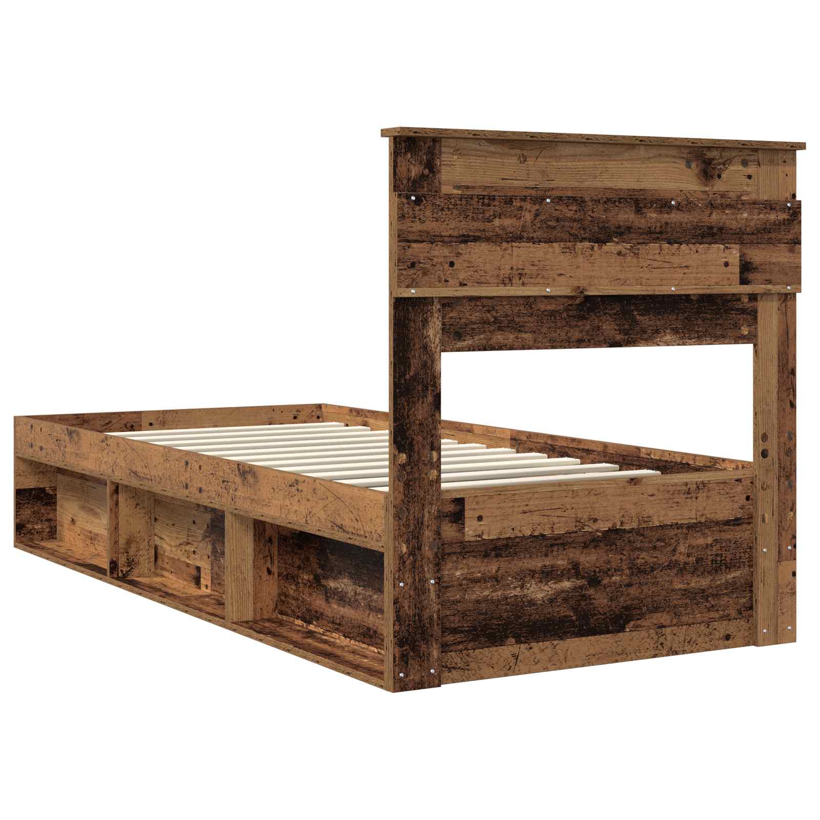 Struttura del letto Legno vecchio 100 x 200 cm Pino massello | homemem39
