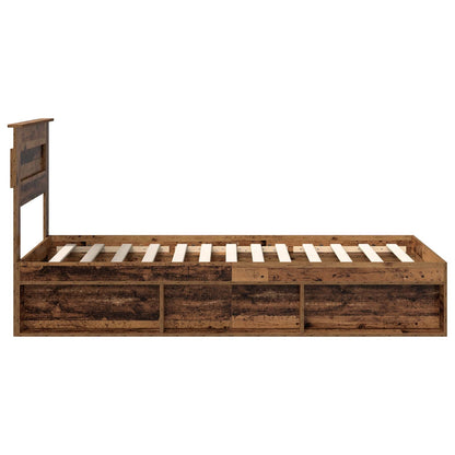 Struttura del letto Legno vecchio 100 x 200 cm Pino massello | homemem39