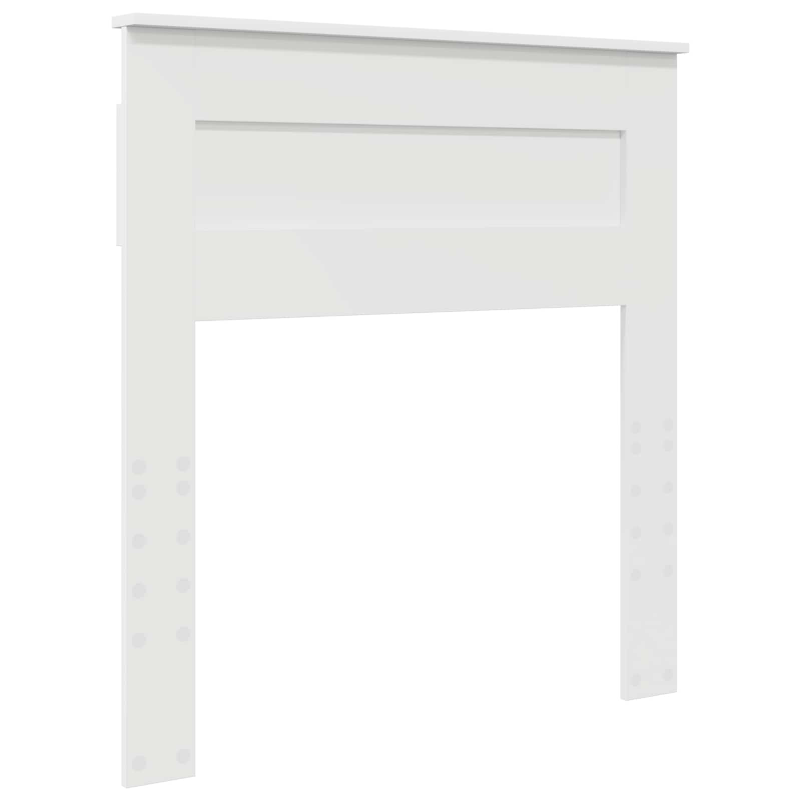 Struttura del letto Bianco 75 x 190 cm Pino massello | homemem39