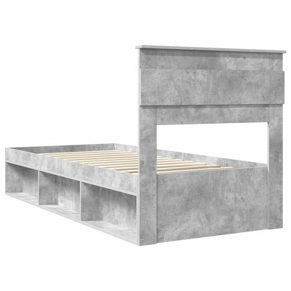 Struttura del letto Grigio Concretè 75 x 190 cm Pino massello | homemem39
