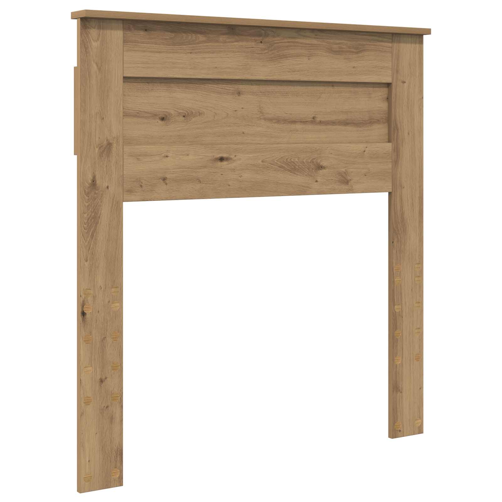 Struttura del letto con testiera Rovere Artigianale 75 x 190 cm | homemem39