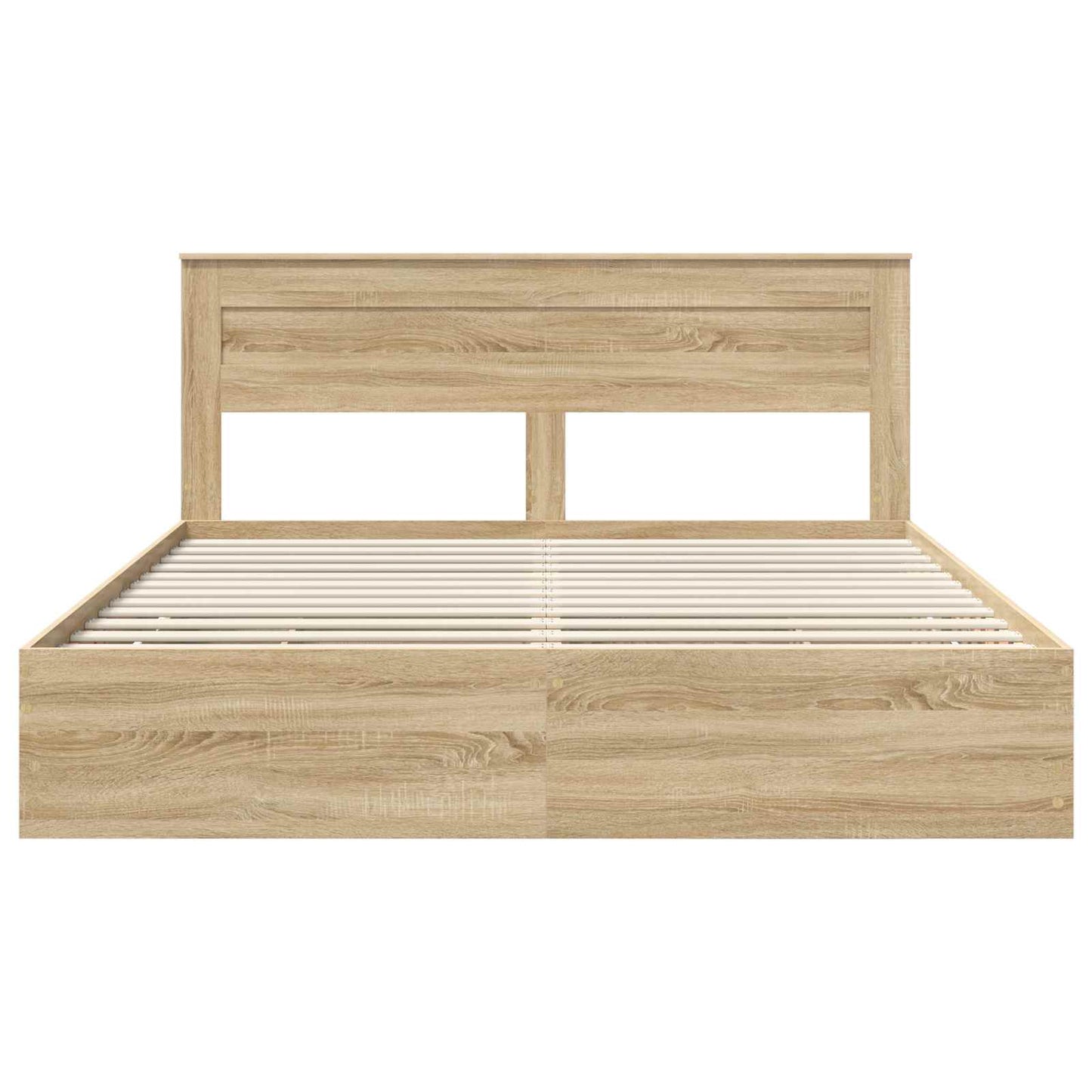 Struttura del letto con cassetto Rovere Sonoma 200 x 200 cm | homemem39