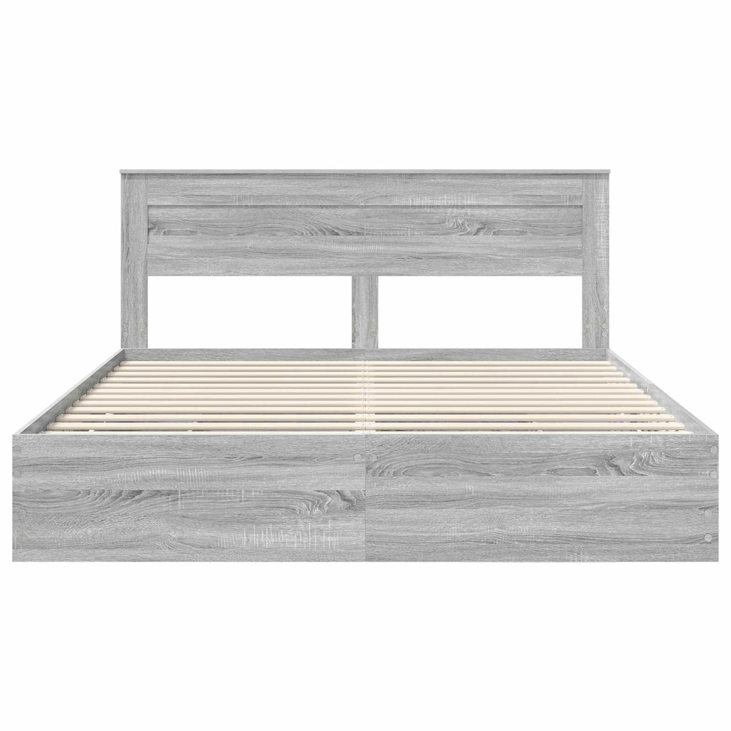 Struttura del letto con cassetto Grigio Sonoma 200 x 200 cm | homemem39