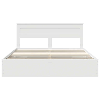 Struttura del letto Bianco 180 x 200 cm Legno Ingegnerizzato