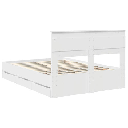 Struttura del letto Bianco 160 x 200 cm Legno Ingegnerizzato
