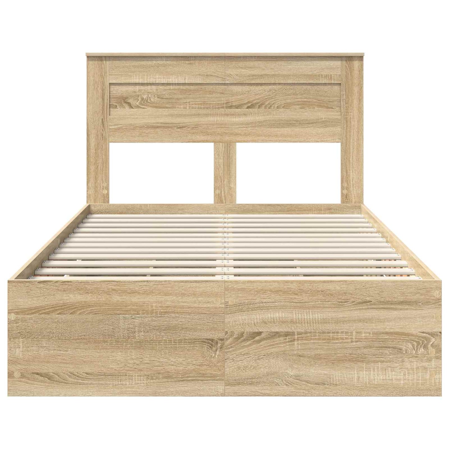 Struttura del letto con cassetto Rovere Sonoma 120 x 190 cm