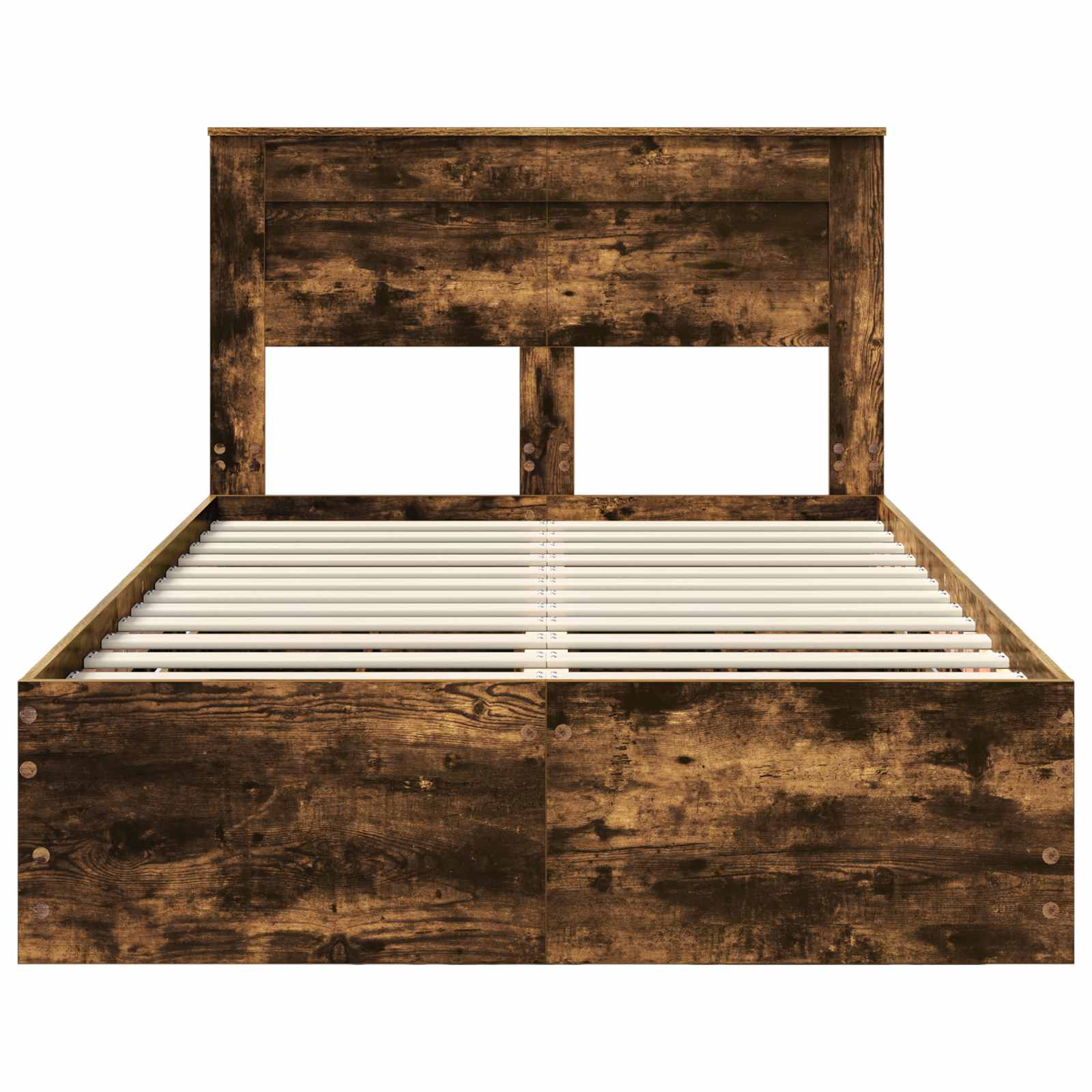 Struttura del letto con cassetto Rovere fumé 120 x 190 cm | homemem39