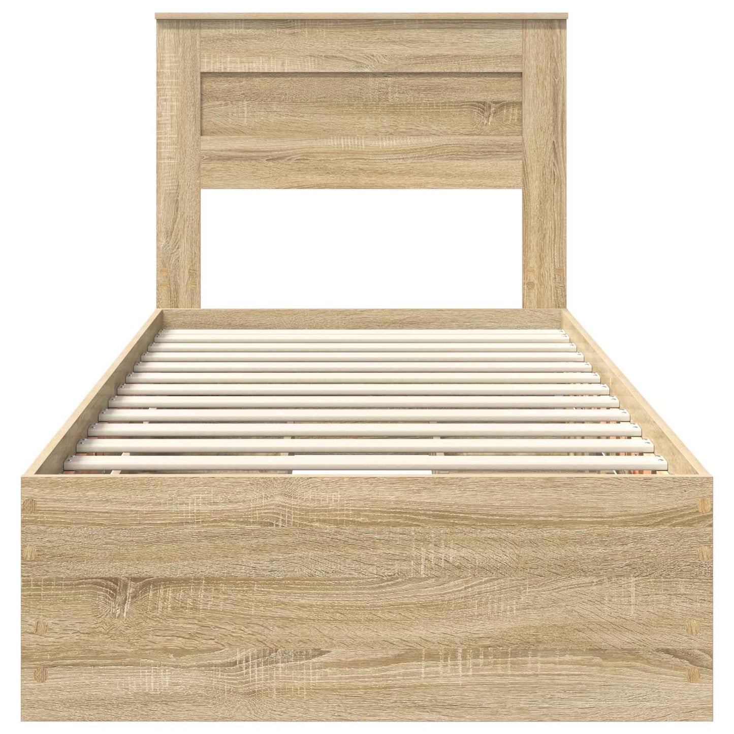 Struttura del letto con cassetto Rovere Sonoma 90 x 190 cm