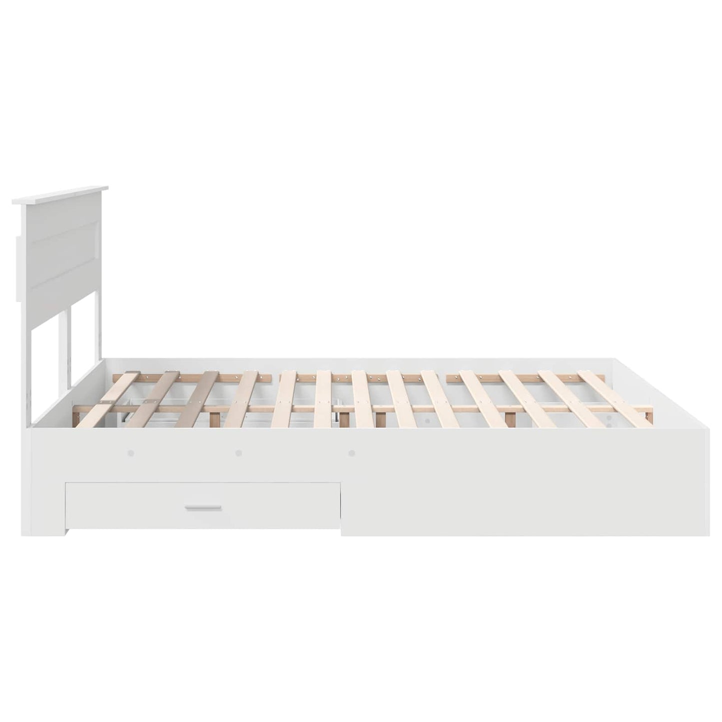 Struttura del letto Bianco 180 x 200 cm Legno multistrato | homemem39