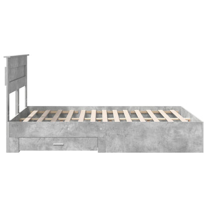 Struttura del letto con cassetto con testiera Legno multistrato | homemem39