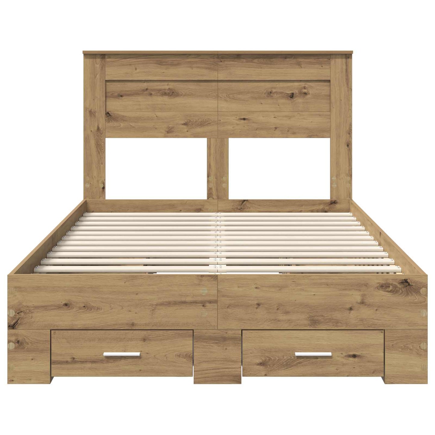 Struttura del letto Rovere artigianale 120 x 190 cm | homemem39