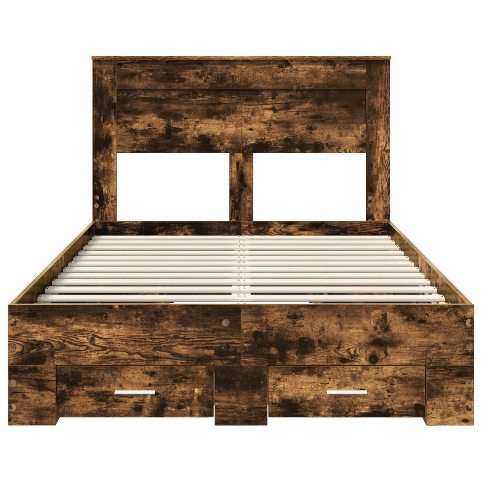 Struttura del letto Rovere fumé 120 x 200 cm Legno multistrato | homemem39