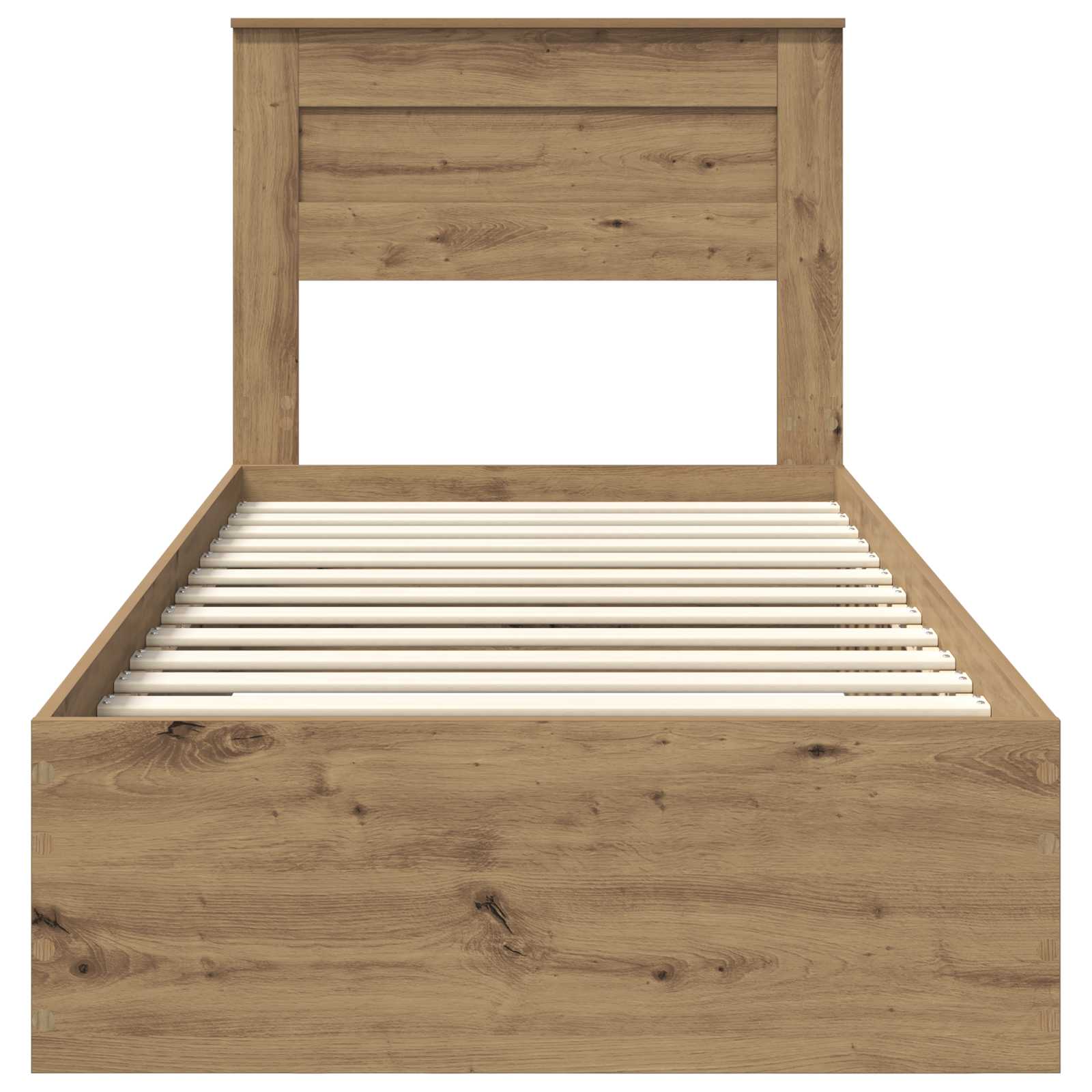 Struttura del letto Rovere artigianale 100 x 200 cm | homemem39