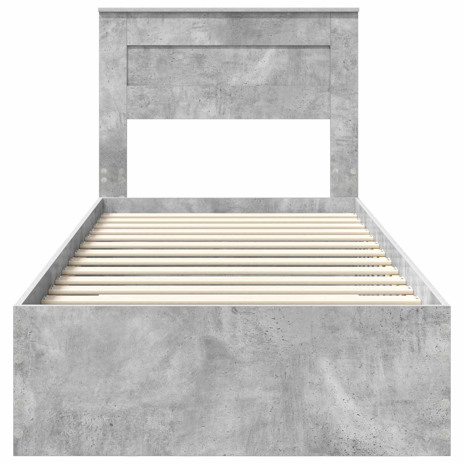 Struttura del letto Grigio Certo e Argento 75 x 190 cm | homemem39