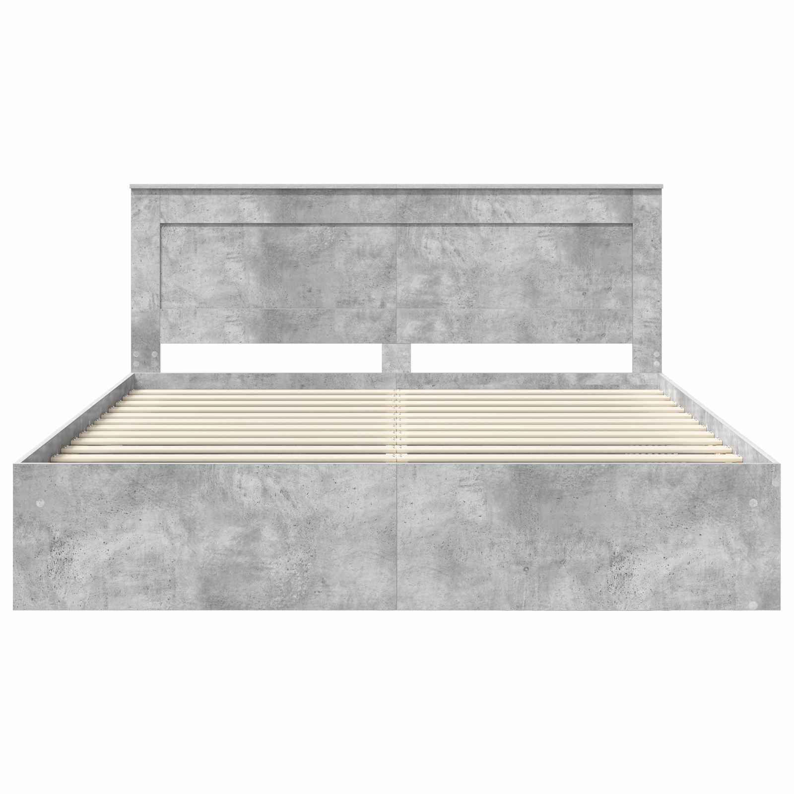 Struttura del letto Calcestruzzo 180 x 200 cm Pino massello | homemem39