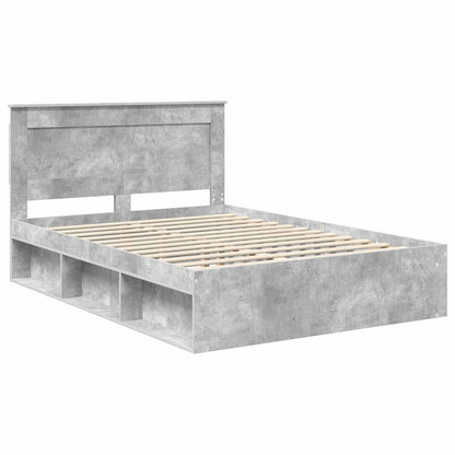 Struttura del letto Grigio Concretè 150 x 200 cm Pino massello | homemem39