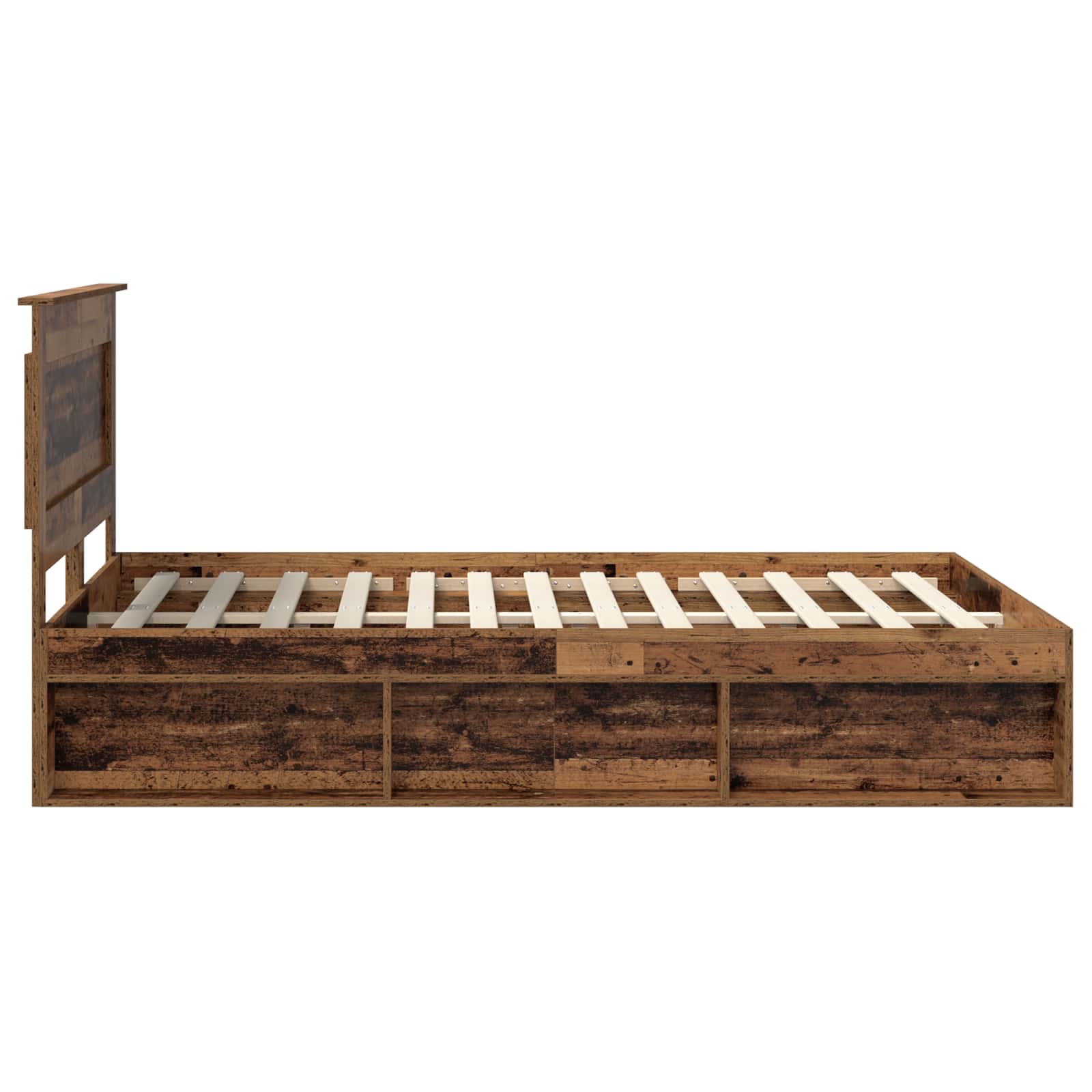 Struttura del letto Legno vecchio 150 x 200 cm Pino massello | homemem39