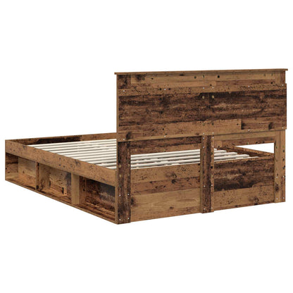 Struttura del letto Legno vecchio 140 x 190 cm Pino massello | homemem39