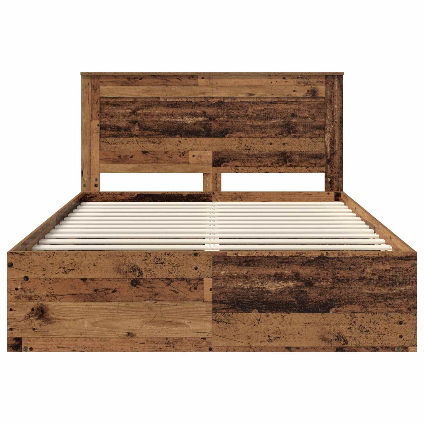 Struttura del letto Legno vecchio 140 x 190 cm Pino massello | homemem39