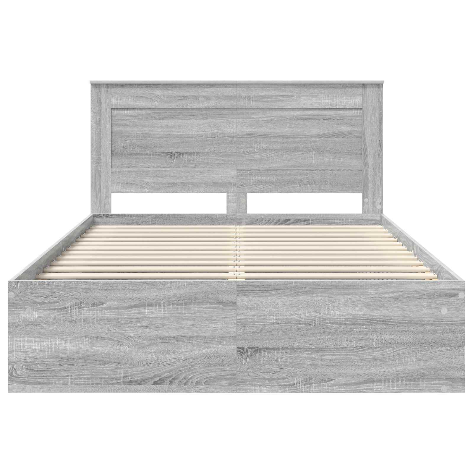 Struttura del letto Grigio Sonoma 140 x 200 cm Pino massello | homemem39