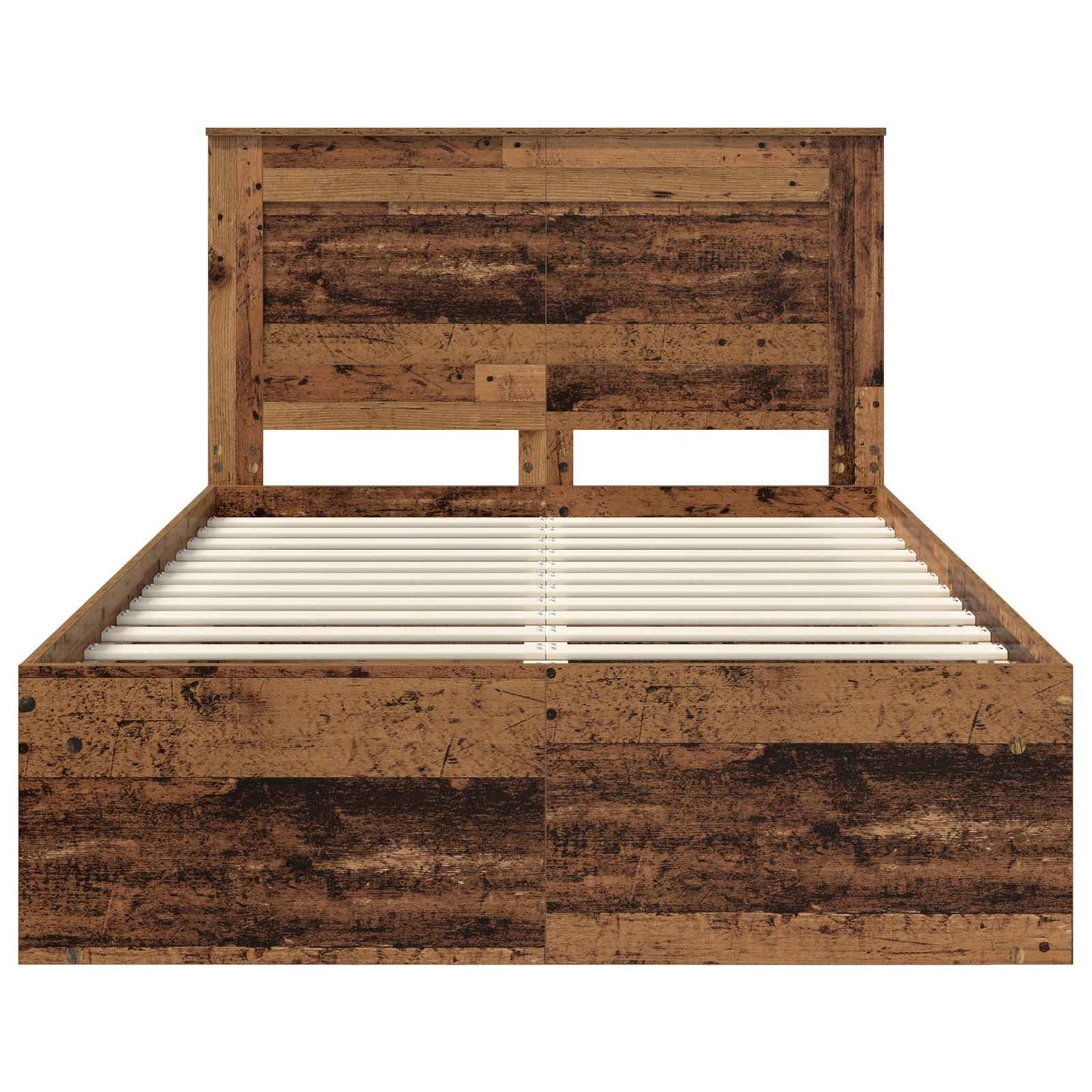 Struttura del letto Legno vecchio 135 x 190 cm Pino massello | homemem39